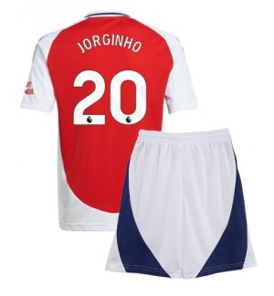 Köpa Billiga Barn Arsenal Hemmatröja 2024/25 Jorginho Frello 20 Kortärmad (+ Korta byxor)