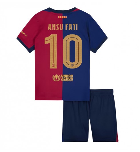 Köpa Billiga Barn FC Barcelona Hemmatröja 2024/25 Ansu Fati 10 Kortärmad (+ Korta byxor) 1 Köpa Billiga Barn FC Barcelona Hemmatröja 2024/25 Ansu Fati 10 Kortärmad (+ Korta byxor)