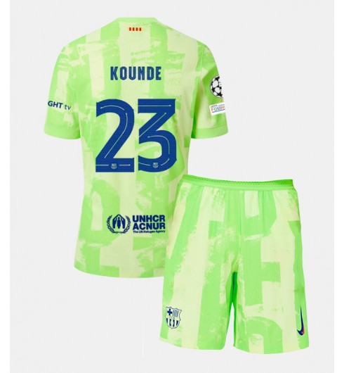 Köpa Billiga Barn FC Barcelona Tredjetröja 2024/25 Jules Kounde 23 Kortärmad (+ Korta byxor) 1 Köpa Billiga Barn FC Barcelona Tredjetröja 2024/25 Jules Kounde 23 Kortärmad (+ Korta byxor)