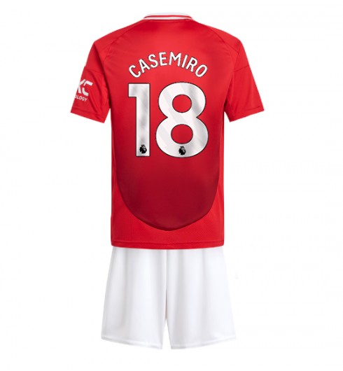 Köpa Billiga Barn Manchester United Hemmatröja 2024/25 Casemiro 18 Kortärmad (+ Korta byxor) 1 Köpa Billiga Barn Manchester United Hemmatröja 2024/25 Casemiro 18 Kortärmad (+ Korta byxor)