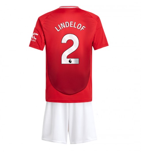 Köpa Billiga Barn Manchester United Hemmatröja 2024/25 Victor Lindelof 2 Kortärmad (+ Korta byxor) 1 Köpa Billiga Barn Manchester United Hemmatröja 2024/25 Victor Lindelof 2 Kortärmad (+ Korta byxor)