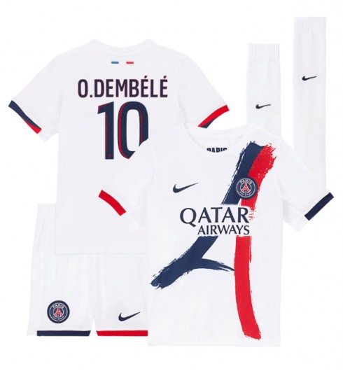 Köpa Billiga Barn Paris Saint-Germain Bortatröja 2024/25 Ousmane Dembele 10 Kortärmad (+ Korta byxor) 1 Köpa Billiga Barn Paris Saint-Germain Bortatröja 2024/25 Ousmane Dembele 10 Kortärmad (+ Korta byxor)