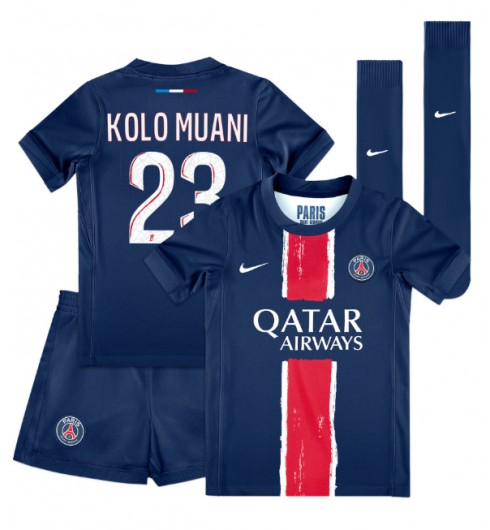 Köpa Billiga Barn Paris Saint-Germain Hemmatröja 2024/25 Randal Kolo Muani 23 Kortärmad (+ Korta byxor) 1 Köpa Billiga Barn Paris Saint-Germain Hemmatröja 2024/25 Randal Kolo Muani 23 Kortärmad (+ Korta byxor)