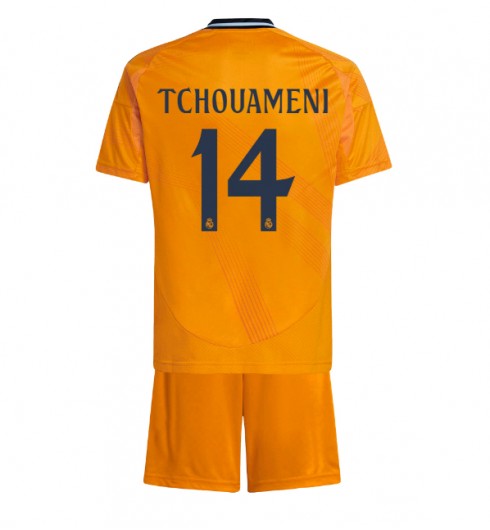 Köpa Billiga Barn Real Madrid Bortatröja 2024/25 Aurelien Tchouameni 14 Kortärmad (+ Korta byxor) 1 Köpa Billiga Barn Real Madrid Bortatröja 2024/25 Aurelien Tchouameni 14 Kortärmad (+ Korta byxor)