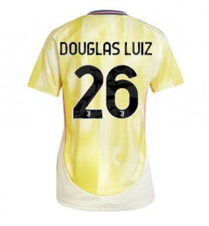 Köpa Billiga Dam Juventus Bortatröja 2024/25 Douglas Luiz 26 Kortärmad