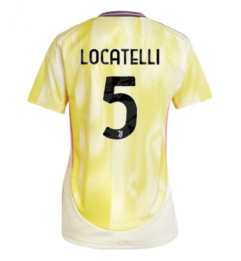 Köpa Billiga Dam Juventus Bortatröja 2024/25 Manuel Locatelli 5 Kortärmad 1 Köpa Billiga Dam Juventus Bortatröja 2024/25 Manuel Locatelli 5 Kortärmad