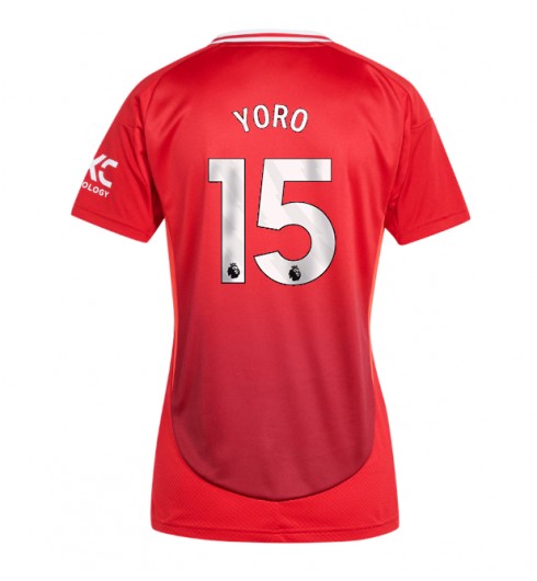 Köpa Billiga Dam Manchester United Hemmatröja 2024/25 Leny Yoro 15 Kortärmad 1 Köpa Billiga Dam Manchester United Hemmatröja 2024/25 Leny Yoro 15 Kortärmad