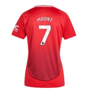 Köpa Billiga Dam Manchester United Hemmatröja 2024/25 Mason Mount 7 Kortärmad