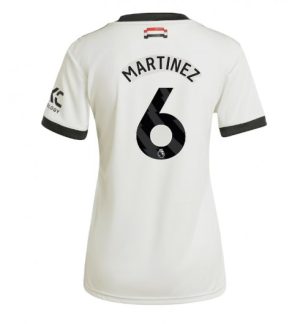 Köpa Billiga Dam Manchester United Tredjetröja 2024/25 Lisandro Martinez 6 Kortärmad