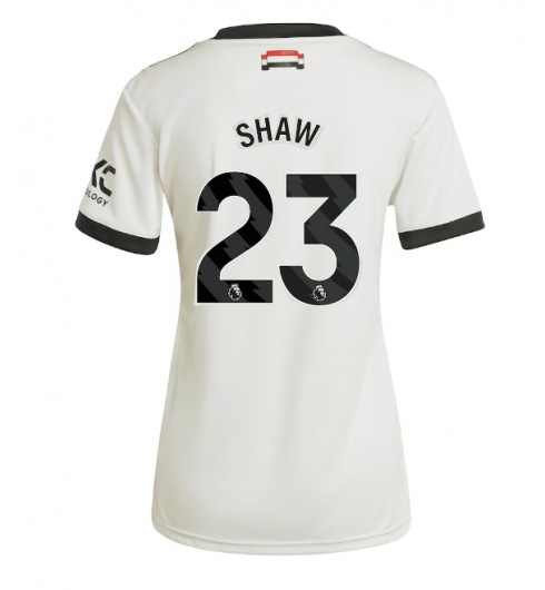 Köpa Billiga Dam Manchester United Tredjetröja 2024/25 Luke Shaw 23 Kortärmad 1 Köpa Billiga Dam Manchester United Tredjetröja 2024/25 Luke Shaw 23 Kortärmad