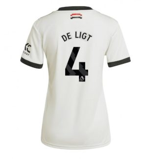 Köpa Billiga Dam Manchester United Tredjetröja 2024/25 Matthijs de Ligt 4 Kortärmad