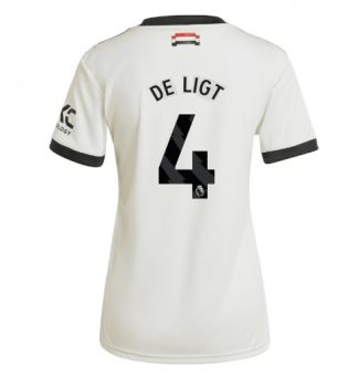 Köpa Billiga Dam Manchester United Tredjetröja 2024/25 Matthijs de Ligt 4 Kortärmad