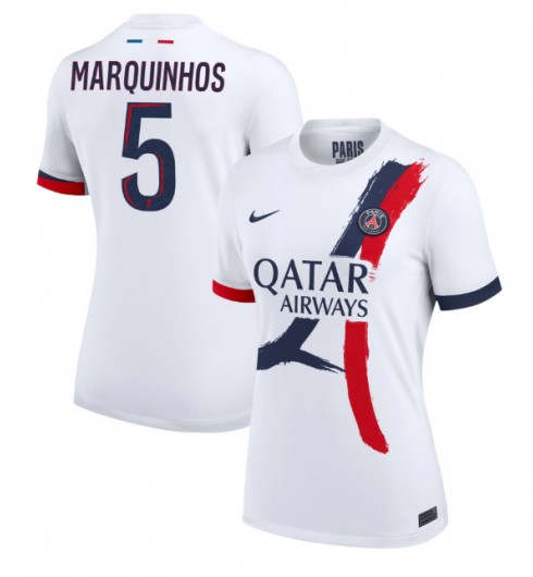 Köpa Billiga Dam Paris Saint-Germain Bortatröja 2024/25 Marquinhos 5 Kortärmad 1 Köpa Billiga Dam Paris Saint-Germain Bortatröja 2024/25 Marquinhos 5 Kortärmad