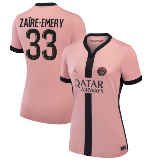 Köpa Billiga Dam Paris Saint-Germain Tredjetröja 2024/25 Warren Zaire-Emery 33 Kortärmad 1 Köpa Billiga Dam Paris Saint-Germain Tredjetröja 2024/25 Warren Zaire-Emery 33 Kortärmad
