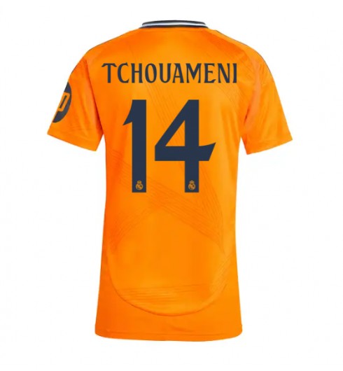 Köpa Billiga Dam Real Madrid Bortatröja 2024/25 Aurelien Tchouameni 14 Kortärmad 1 Köpa Billiga Dam Real Madrid Bortatröja 2024/25 Aurelien Tchouameni 14 Kortärmad
