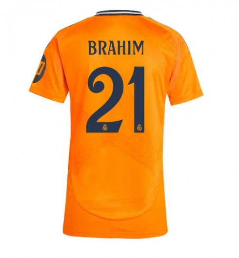 Köpa Billiga Dam Real Madrid Bortatröja 2024/25 Brahim Diaz 21 Kortärmad 1 Köpa Billiga Dam Real Madrid Bortatröja 2024/25 Brahim Diaz 21 Kortärmad