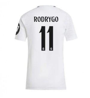 Köpa Billiga Dam Real Madrid Hemmatröja 2024/25 Rodrygo Goes 11 Kortärmad