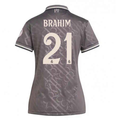 Köpa Billiga Dam Real Madrid Tredjetröja 2024/25 Brahim Diaz 21 Kortärmad 1 Köpa Billiga Dam Real Madrid Tredjetröja 2024/25 Brahim Diaz 21 Kortärmad