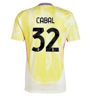 Köpa Billiga Juventus Bortatröja 2024/25 Juan Cabal 32 Kortärmad