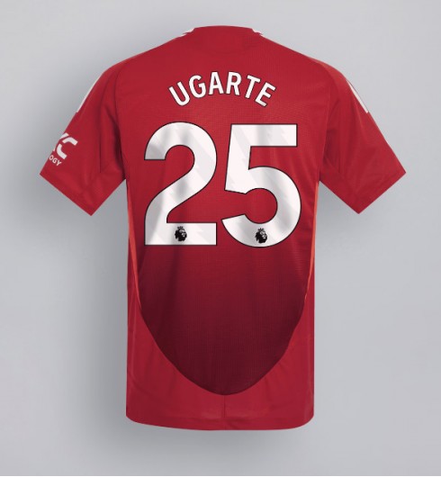 Köpa Billiga Manchester United Hemmatröja 2024/25 Manuel Ugarte 25 Kortärmad 1 Köpa Billiga Manchester United Hemmatröja 2024/25 Manuel Ugarte 25 Kortärmad