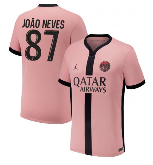 Köpa Billiga Paris Saint-Germain Tredjetröja 2024/25 João Neves 87 Kortärmad 1 Köpa Billiga Paris Saint-Germain Tredjetröja 2024/25 João Neves 87 Kortärmad