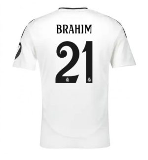 Köpa Billiga Real Madrid Hemmatröja 2024/25 Brahim Diaz 21 Kortärmad