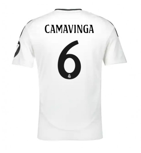 Köpa Billiga Real Madrid Hemmatröja 2024/25 Eduardo Camavinga 6 Kortärmad 1 Köpa Billiga Real Madrid Hemmatröja 2024/25 Eduardo Camavinga 6 Kortärmad