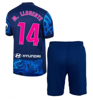 Köpa Barn Atlético Madrid Tredjetröja 2024/25 Marcos Llorente 14 Kortärmad (+ Korta byxor)