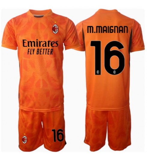 Köpa Billiga Barn AC Milan Målvakt Bortatröja 2024/25 Mike Maignan 16 Kortärmad (+ Korta byxor) 1 Köpa Billiga Barn AC Milan Målvakt Bortatröja 2024/25 Mike Maignan 16 Kortärmad (+ Korta byxor)