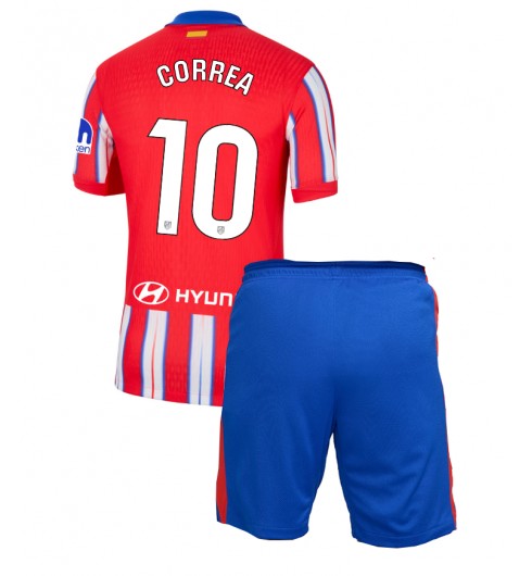 Köpa Billiga Barn Atlético Madrid Hemmatröja 2024/25 Angel Correa 10 Kortärmad (+ Korta byxor) Köpa Billiga Barn Atlético Madrid Hemmatröja 2024/25 Angel Correa 10 Kortärmad (+ Korta byxor)