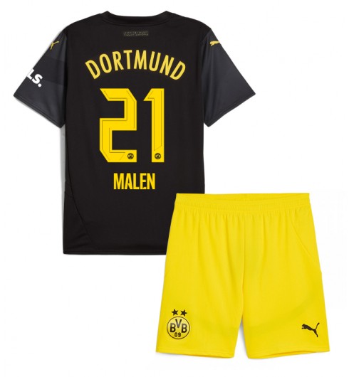 Köpa Billiga Barn Borussia Dortmund Bortatröja 2024/25 Donyell Malen 21 Kortärmad (+ Korta byxor) 1 Köpa Billiga Barn Borussia Dortmund Bortatröja 2024/25 Donyell Malen 21 Kortärmad (+ Korta byxor)