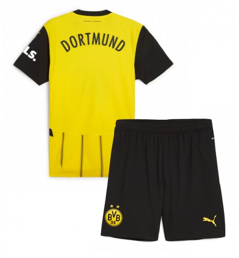 Köpa Billiga Barn Borussia Dortmund Hemmatröja 2024/25 Kortärmad (+ Korta byxor) 2 Köpa Billiga Barn Borussia Dortmund Hemmatröja 2024/25 Kortärmad (+ Korta byxor)-1