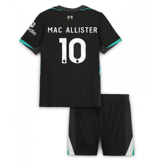 Köpa Billiga Barn Liverpool Bortatröja 2024/25 Alexis Mac Allister 10 Kortärmad (+ Korta byxor)