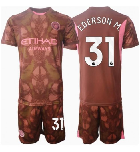 Köpa Billiga Barn Manchester City Målvakt Hemmatröja 2024/25 Ederson Moraes 31 Kortärmad (+ Korta byxor) 1 Köpa Billiga Barn Manchester City Målvakt Hemmatröja 2024/25 Ederson Moraes 31 Kortärmad (+ Korta byxor)