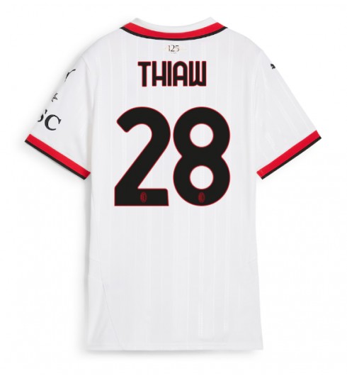 Köpa Billiga Dam AC Milan Bortatröja 2024/25 Malick Thiaw 28 Kortärmad 1 Köpa Billiga Dam AC Milan Bortatröja 2024/25 Malick Thiaw 28 Kortärmad