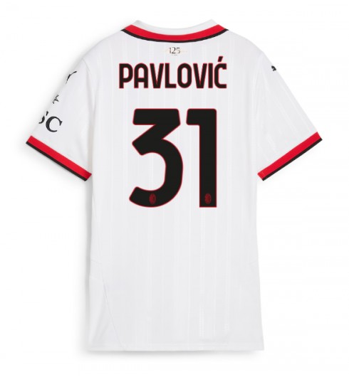 Köpa Billiga Dam AC Milan Bortatröja 2024/25 Strahinja Pavlovic 31 Kortärmad 1 Köpa Billiga Dam AC Milan Bortatröja 2024/25 Strahinja Pavlovic 31 Kortärmad