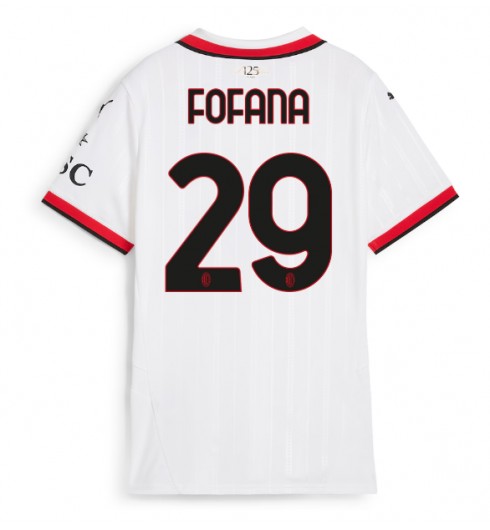 Köpa Billiga Dam AC Milan Bortatröja 2024/25 Youssouf Fofana 29 Kortärmad 1 Köpa Billiga Dam AC Milan Bortatröja 2024/25 Youssouf Fofana 29 Kortärmad