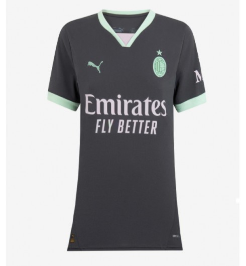 Köpa Billiga Dam AC Milan Tredjetröja 2024/25 Rafael Leao 10 Kortärmad 2 Köpa Billiga Dam AC Milan Tredjetröja 2024/25 Rafael Leao 10 Kortärmad-1