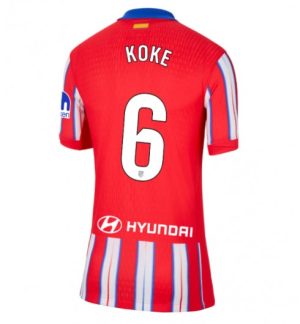 Köpa Billiga Dam Atlético Madrid Hemmatröja 2024/25 Koke 6 Kortärmad