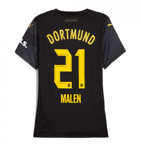 Köpa Billiga Dam Borussia Dortmund Bortatröja 2024/25 Donyell Malen 21 Kortärmad 1 Köpa Billiga Dam Borussia Dortmund Bortatröja 2024/25 Donyell Malen 21 Kortärmad