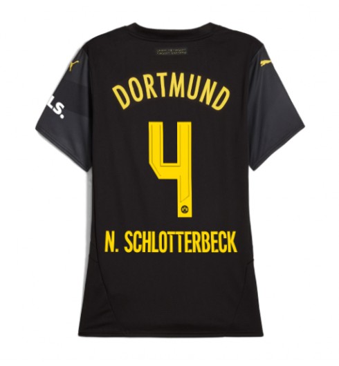 Köpa Billiga Dam Borussia Dortmund Bortatröja 2024/25 Nico Schlotterbeck 4 Kortärmad 1 Köpa Billiga Dam Borussia Dortmund Bortatröja 2024/25 Nico Schlotterbeck 4 Kortärmad