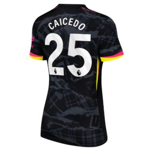 Köpa Billiga Dam Chelsea Tredjetröja 2024/25 Moises Caicedo 25 Kortärmad