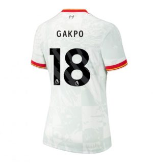 Köpa Billiga Dam Liverpool Tredjetröja 2024/25 Cody Gakpo 18 Kortärmad