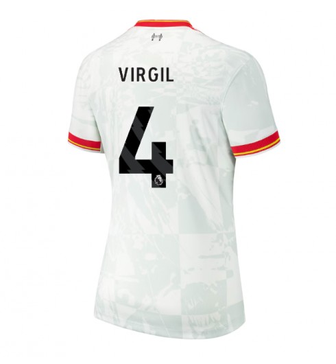 Köpa Billiga Dam Liverpool Tredjetröja 2024/25 Virgil van Dijk 4 Kortärmad 1 Köpa Billiga Dam Liverpool Tredjetröja 2024/25 Virgil van Dijk 4 Kortärmad