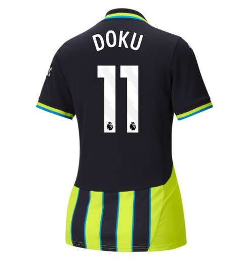 Köpa Billiga Dam Manchester City Bortatröja 2024/25 Jeremy Doku 11 Kortärmad 1 Köpa Billiga Dam Manchester City Bortatröja 2024/25 Jeremy Doku 11 Kortärmad