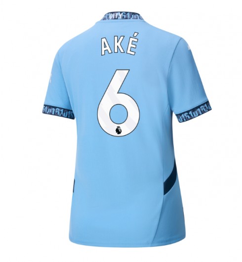 Köpa Billiga Dam Manchester City Hemmatröja 2024/25 Nathan Ake 6 Kortärmad 1 Köpa Billiga Dam Manchester City Hemmatröja 2024/25 Nathan Ake 6 Kortärmad