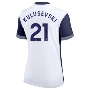 Köpa Billiga Dam Tottenham Hotspur Hemmatröja 2024/25 Dejan Kulusevski 21 Kortärmad