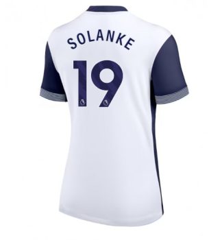 Köpa Billiga Dam Tottenham Hotspur Hemmatröja 2024/25 Dominic Solanke 19 Kortärmad