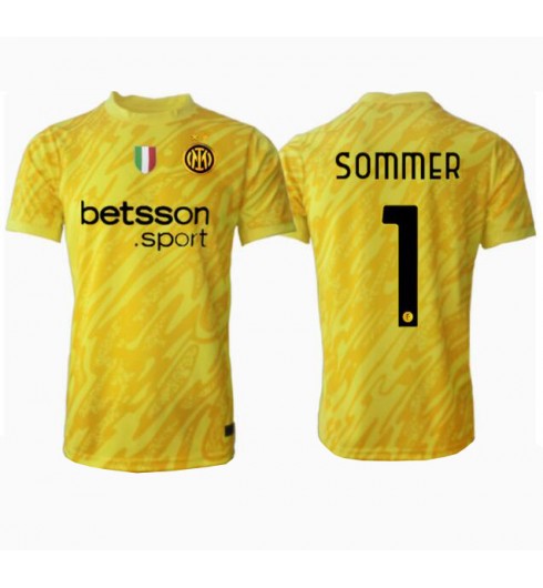 Köpa Billiga Herr Inter Milan Målvakt Bortatröja 2024/25 Yann Sommer 1 Kortärmad 1 Köpa Billiga Herr Inter Milan Målvakt Bortatröja 2024/25 Yann Sommer 1 Kortärmad