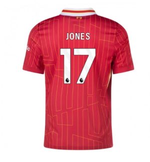 Köpa Billiga Liverpool Hemmatröja 2024/25 Curtis Jones 17 Kortärmad